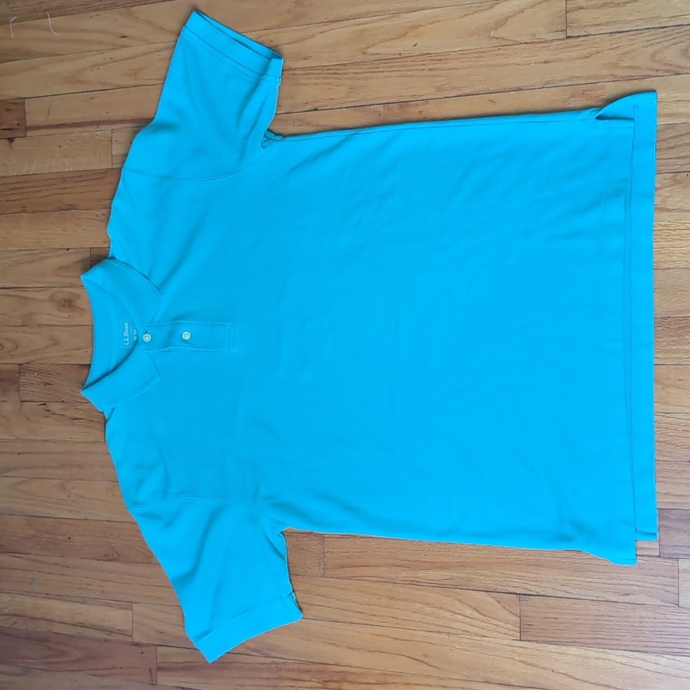 L.L. Bean Aqua Blue Shirt